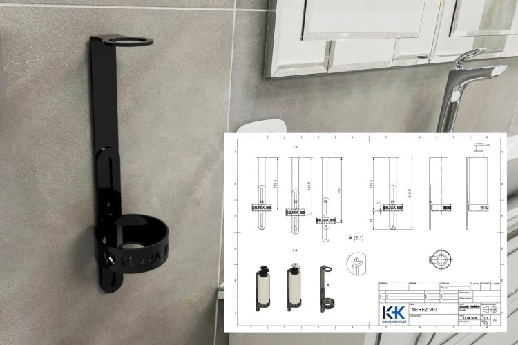 Hotelové držáky na míru
